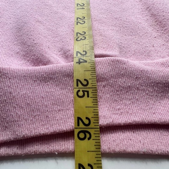 90s vintage Pink "country warms the heart" Crewneck Sweater Womens Size Large - Picture 11 of 12